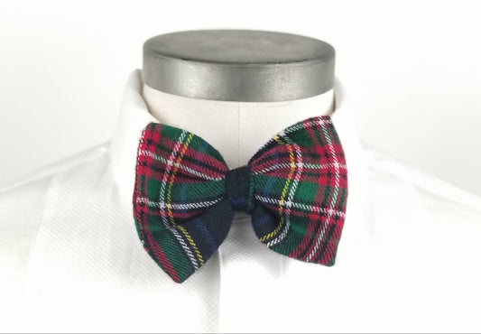 Tartan Plain Bow Tie