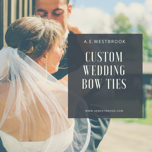 Custom Wedding Bow Ties - Crafted for Your Special Day